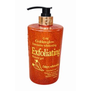 c/m golden glow exfoliating shower
